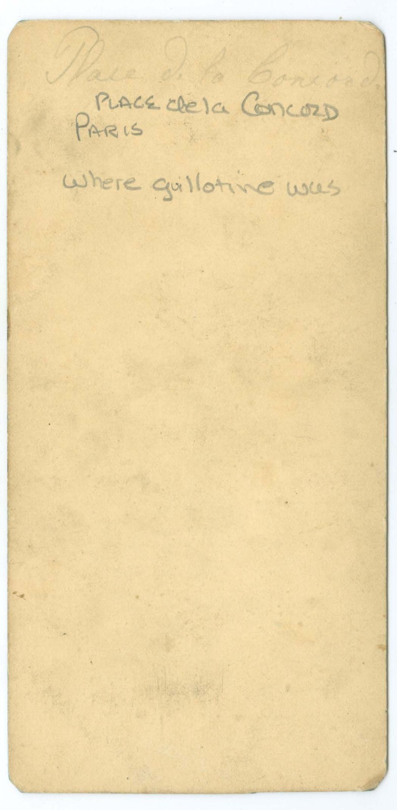 G2336~ FRANCE –Place de la Concord Guillotine Site c.1860s Stereoview