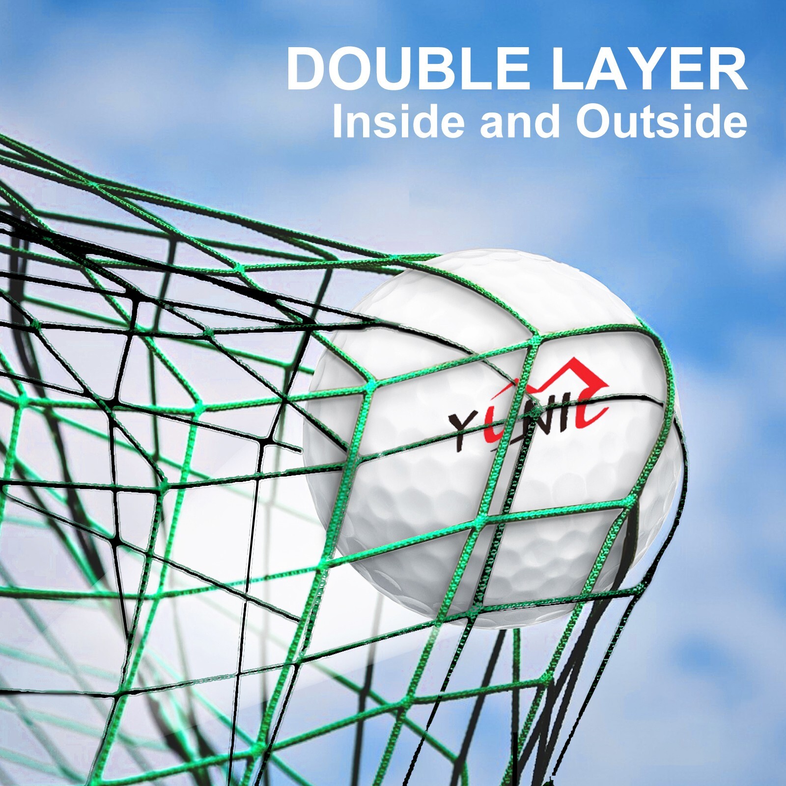 Premium Steel Metal Golf Cage 10ft x 8ft x 8ft Training Aids Chipping Practice