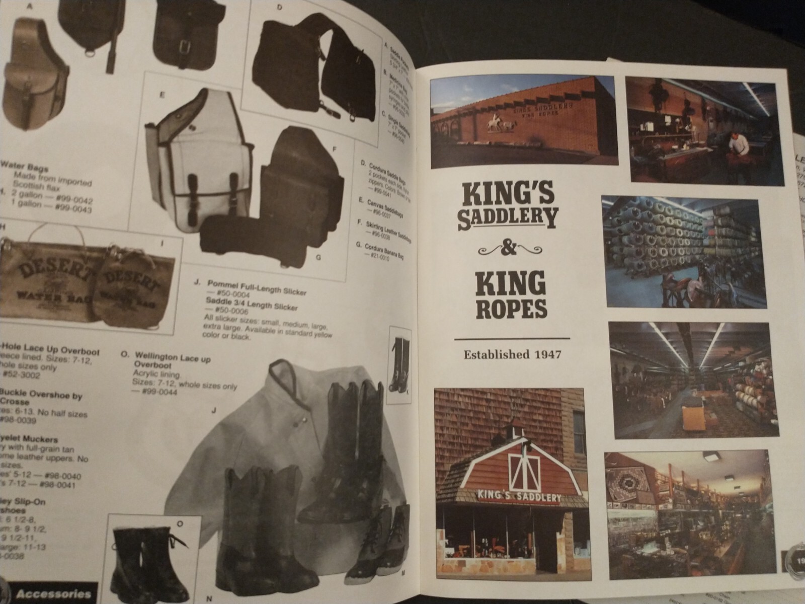 Vintage King Ropes Saddle Catalog King's Saddlery Catalog Sheridan Wyoming Rare