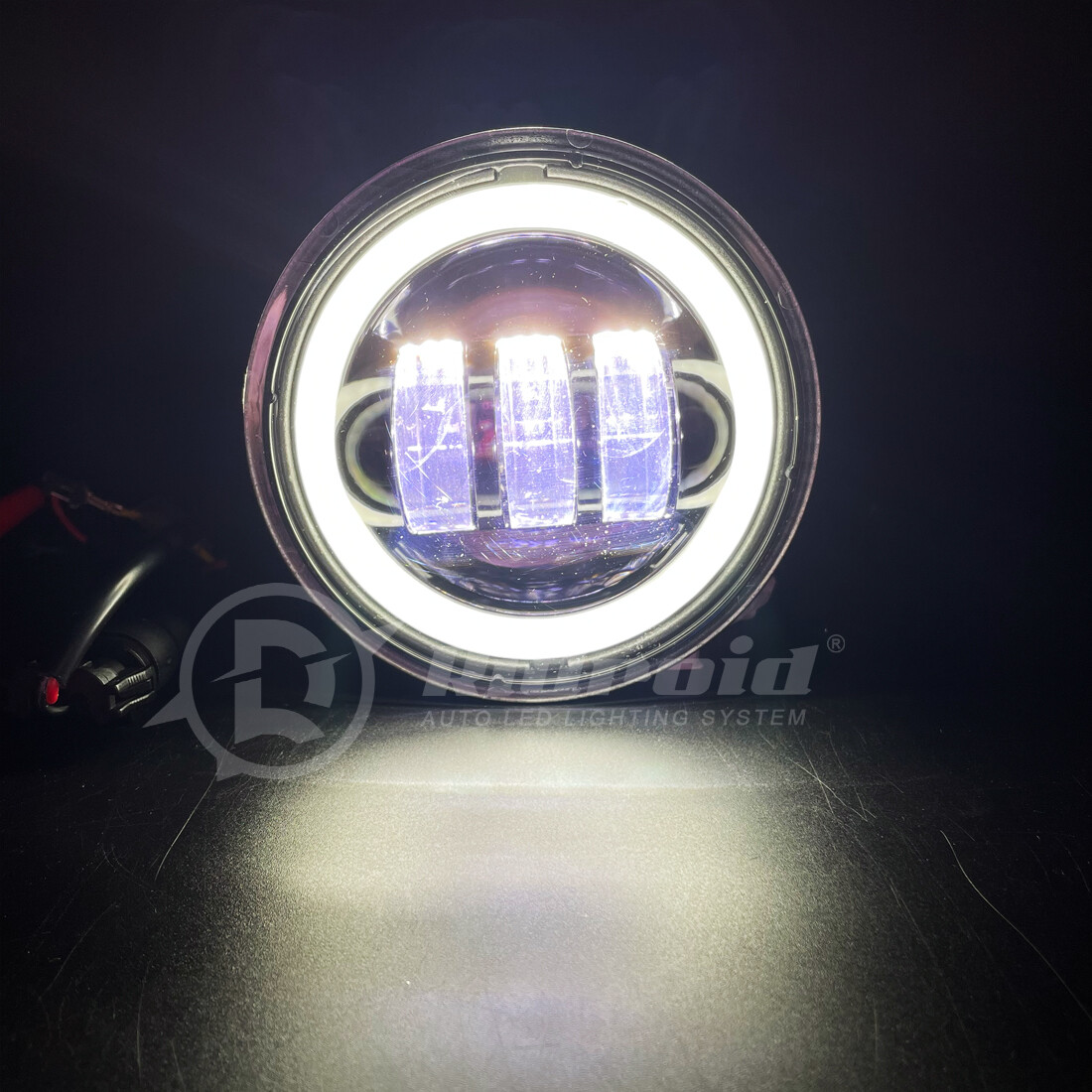 For 1993-2002 Pontiac Firebird Trans Am 2x 4.5" LED Halo Fog Lights Passing Lamp