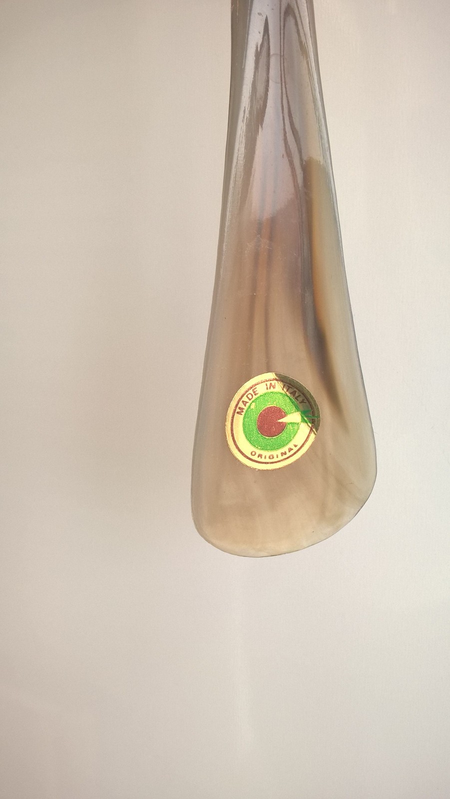 Italian Shoe Horn Italy Original Poodle Dog Head Wood Or Bamboo Extra Long 21.5"