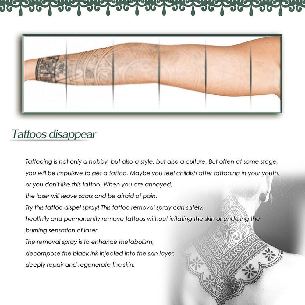 Quick Tattoo Removal Cream Natural Safe Pigment Permanent RemoverSpray J6R1