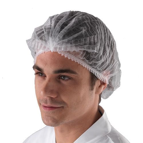 100-1000 Count Disposable Hair Net Non-Woven Head Bouffant Hair Cap 21"