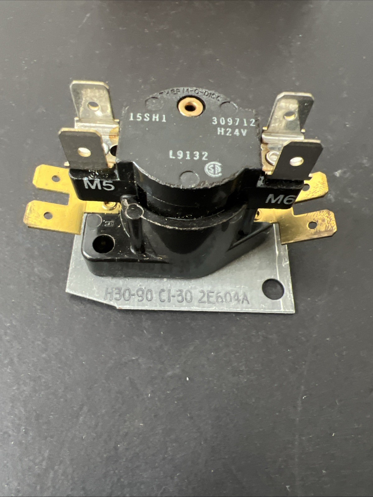 THERMODISC 15SH1 309712 H30-90 CI-40 2E604A HEAT CONTROL SEQUENCER