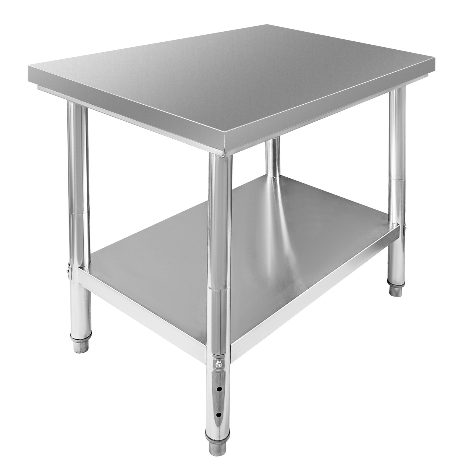 35.4"x 23.6"x 31.5" Commercial Kitchen Prep & Metal Work Table Stainless Steel