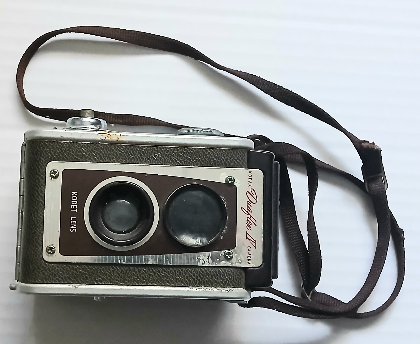 Kodak Duaflex IV Camera w/ Strap Vintage 1950s 1960s - For Display Use