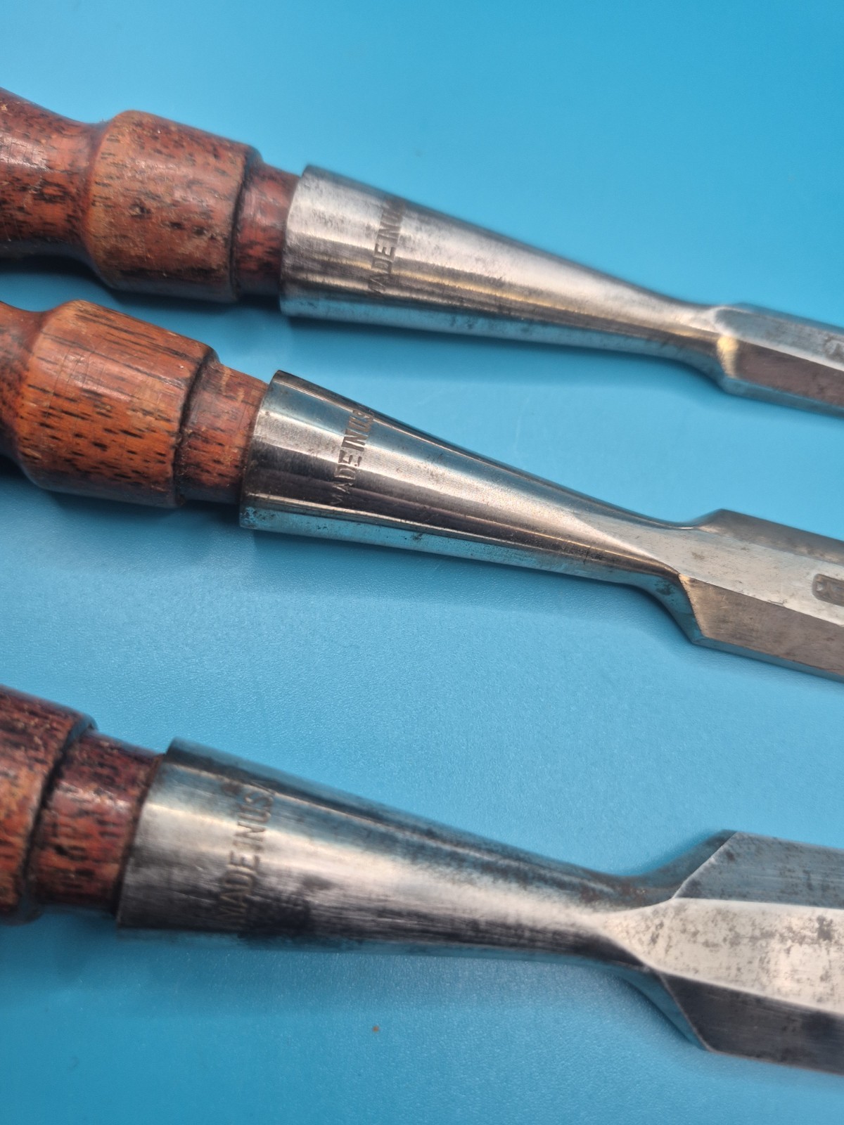 Vintage Stanley 750 Chisels , Set of 3