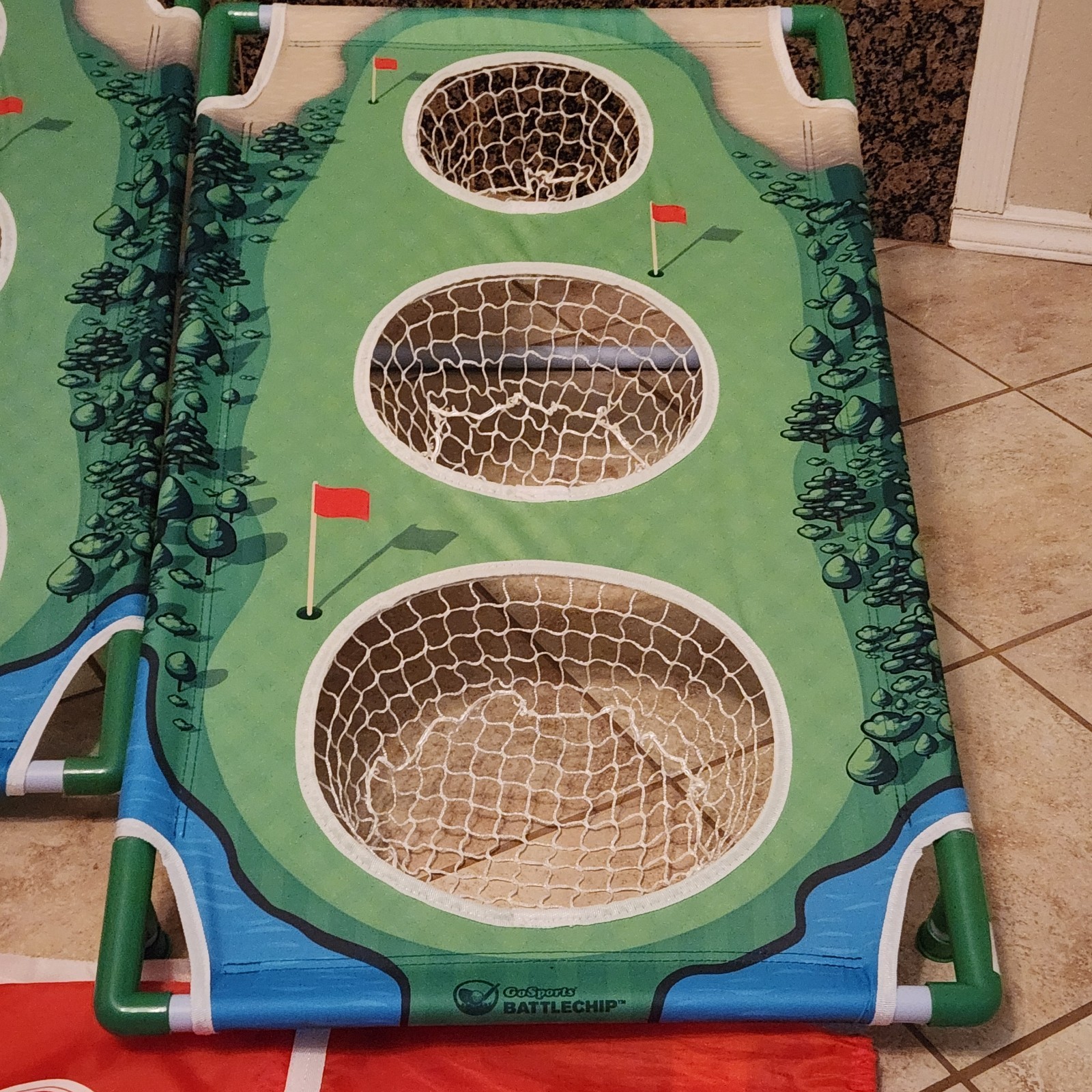 Go Sports Battlechip Premium Outdoor Golf Chipping Game W/ Tote Bag!