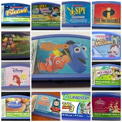 Leapfrog Leapster Educational Games Collection Large Selection You Pick Choice