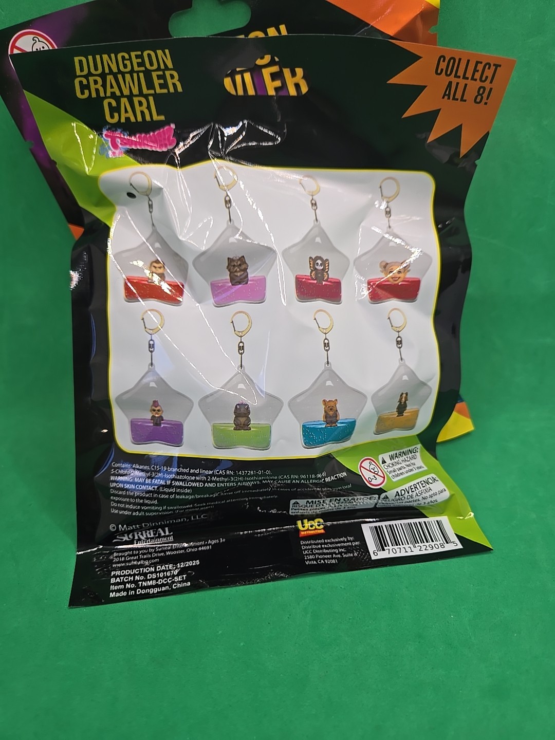 Dungeon Crawler Carl Tsunameez Blind Bag Keychain Lot Of 2 Sealed