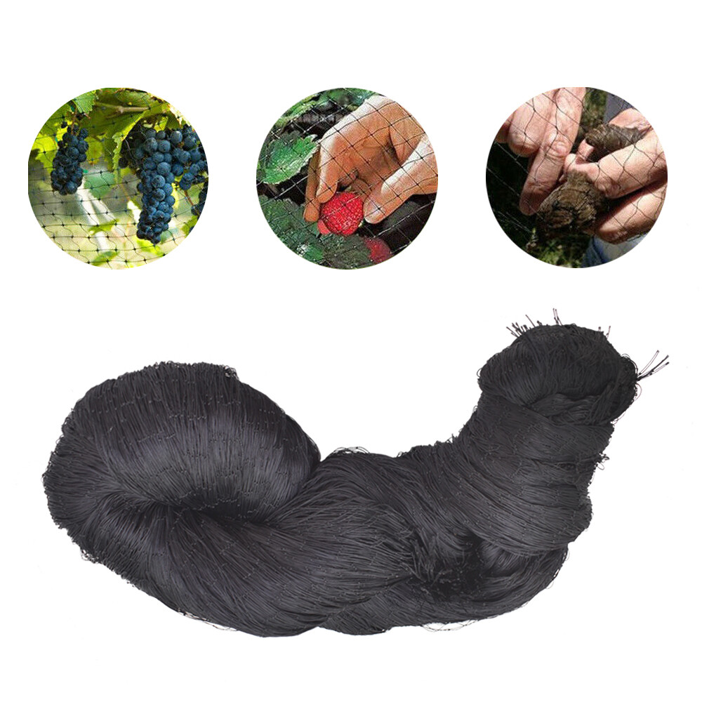 1inch 25'×50' Mesh Anti Bird Netting Garden Net Poultry Aviary Garden Protection