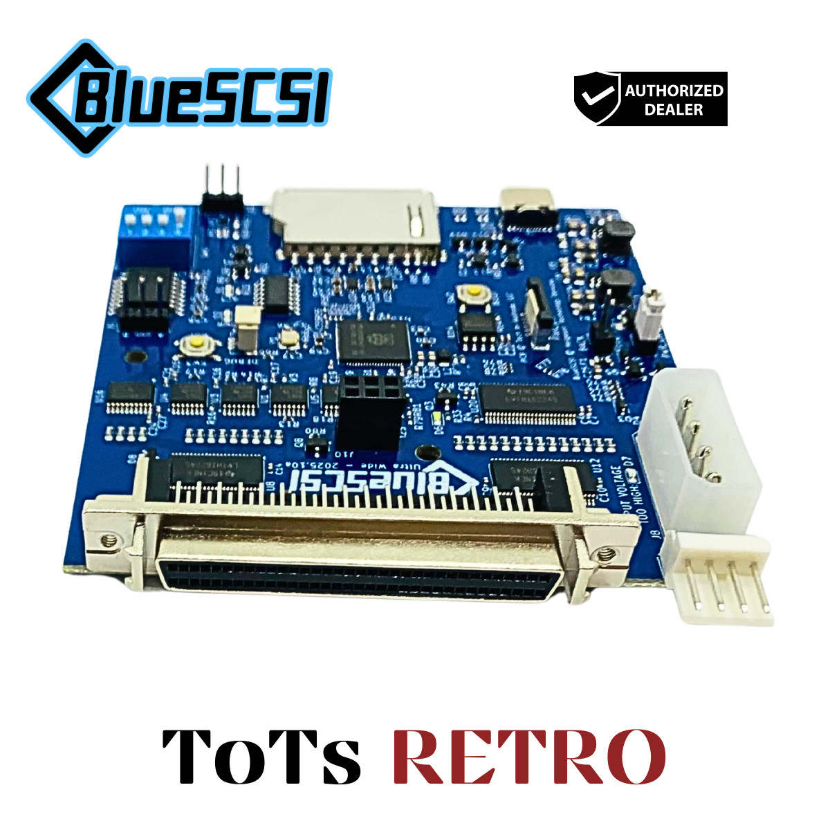 BlueSCSI Ultra Wide 68-pin 3.5" SCSI Drive,For Macintosh, PC