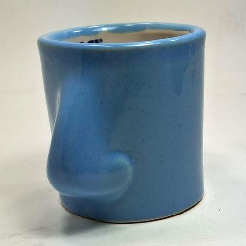 Vintage Hismanal JANSSEN Drug Rep Coffee Mug w/Nose Drug Advertisement RARE