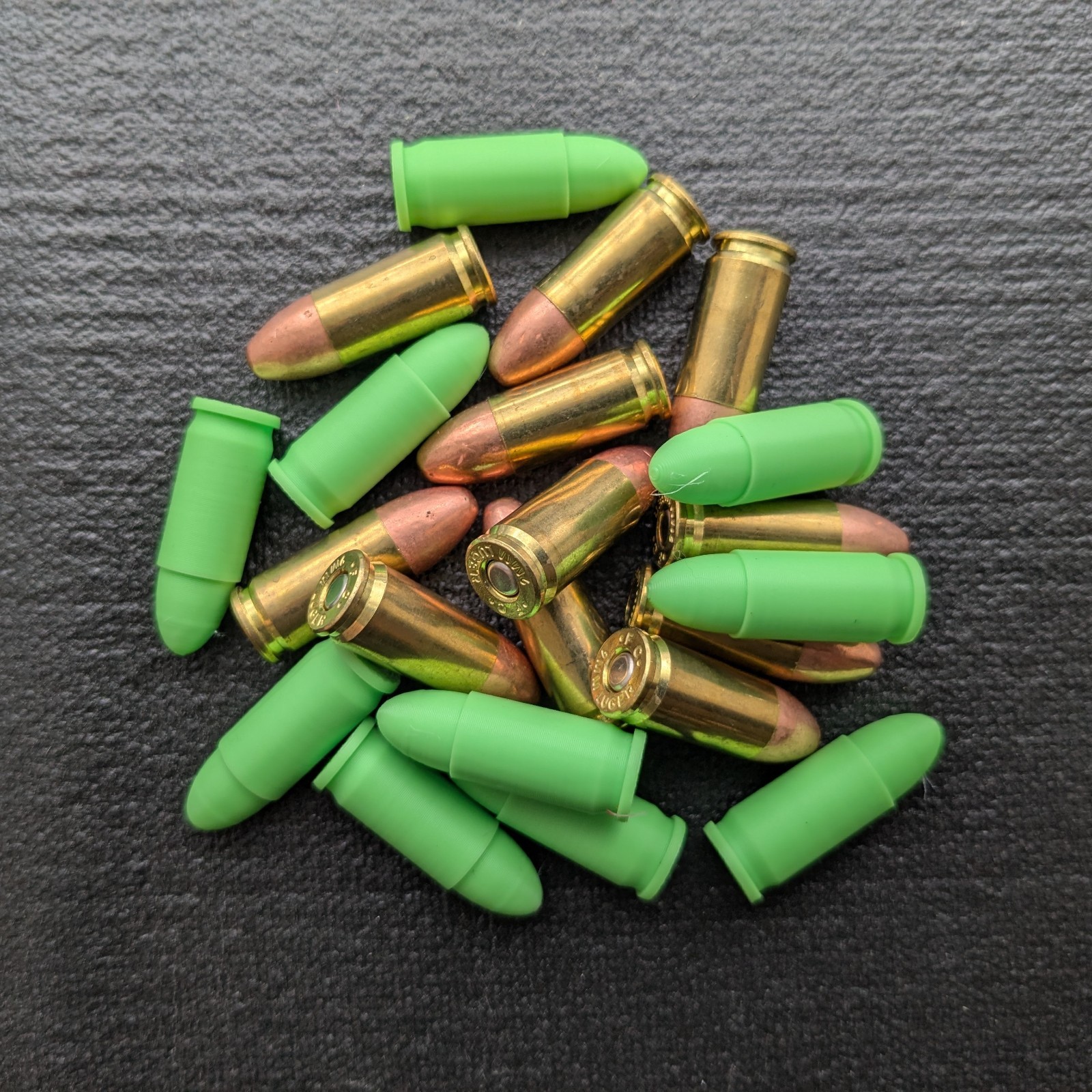 9mm Snap Caps (32pack) - Dry Fire Safety Training Dummy Rounds *USA