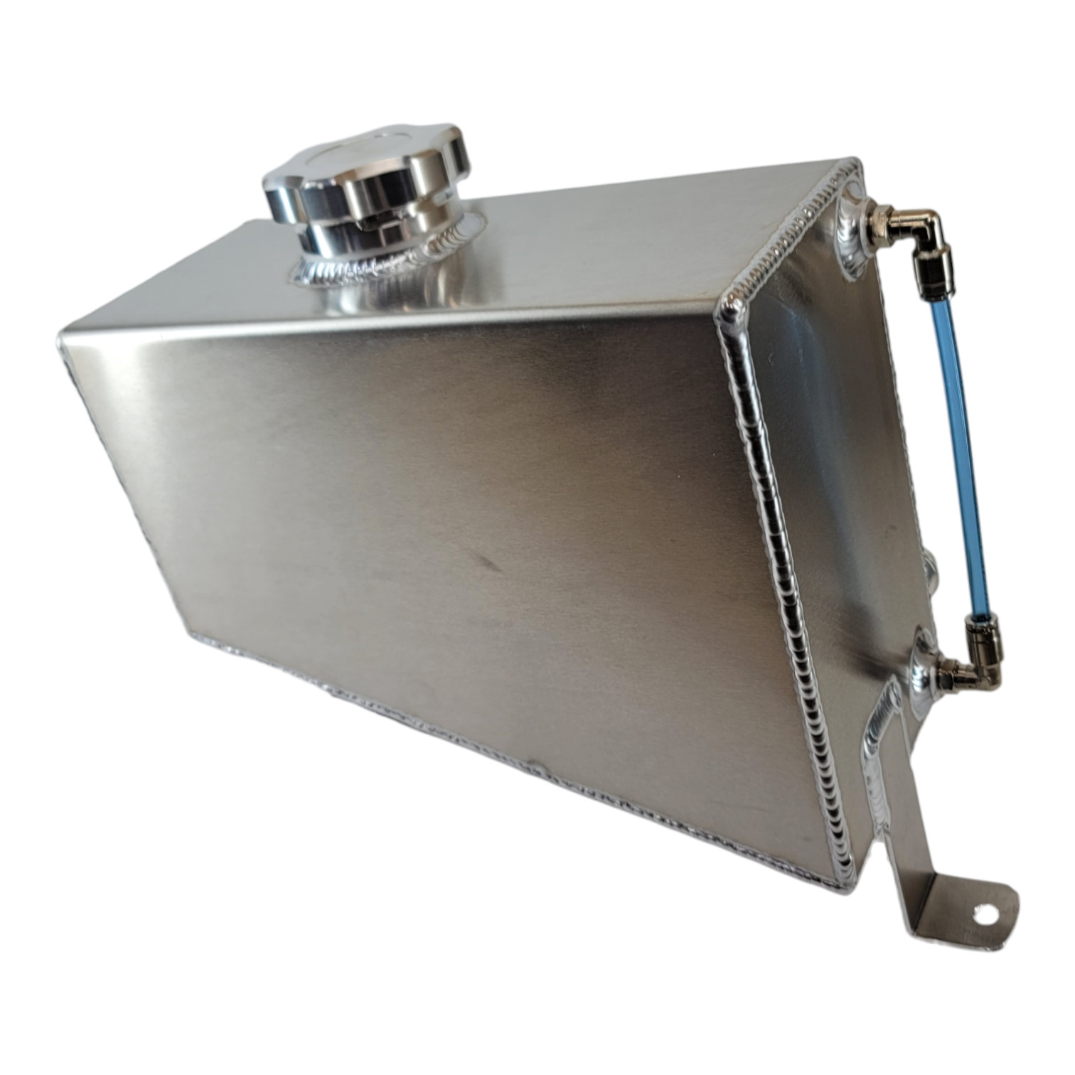 99-07 Silverado STRAIGHTBOOST Aluminum Expansion Tank Coolant Water Reservoir ..