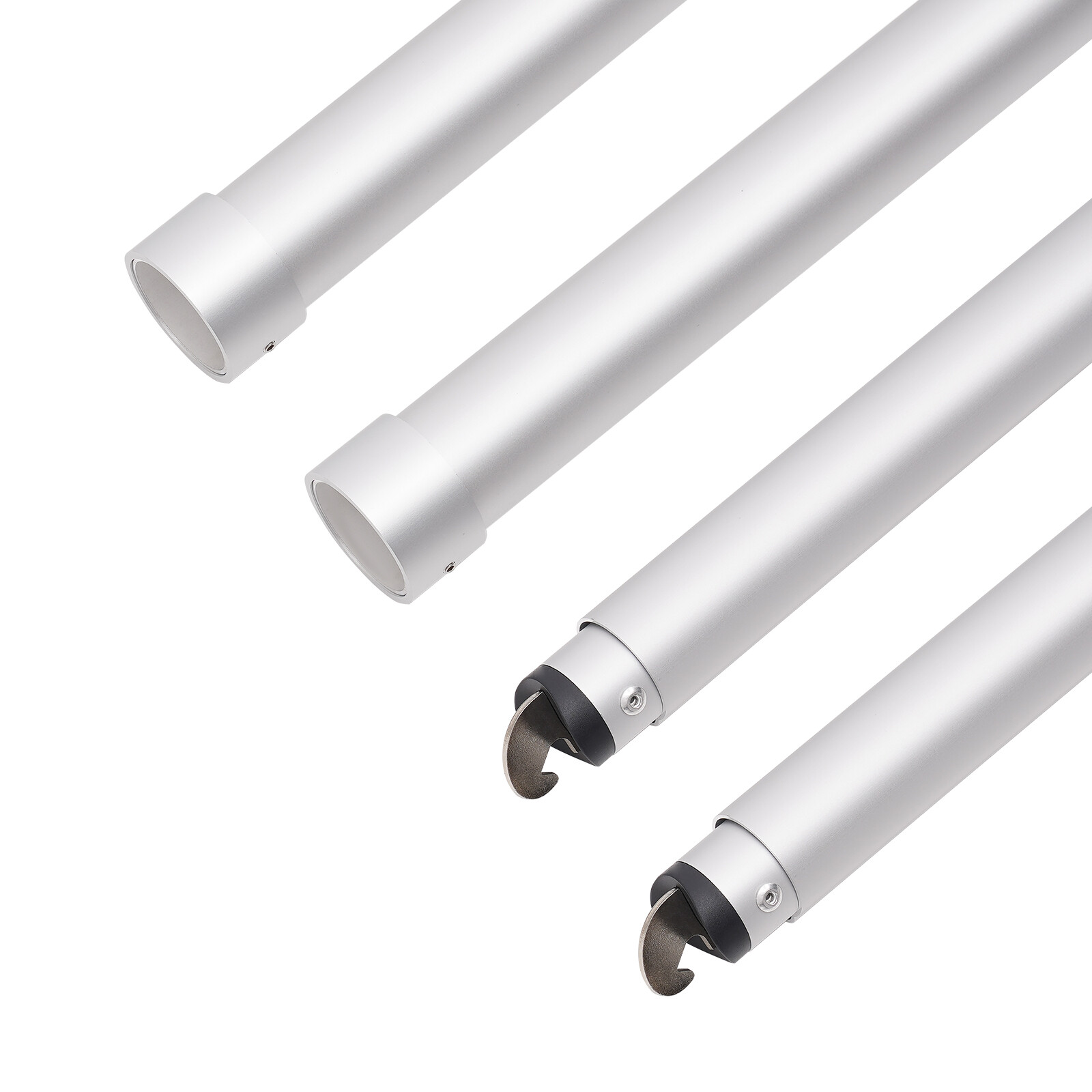 DOUBLE CROSS BAR ADJUSTABLE QUICK BACKDROP KIT 10 FT x 10 FT PIPE WITHOUT DRAPE