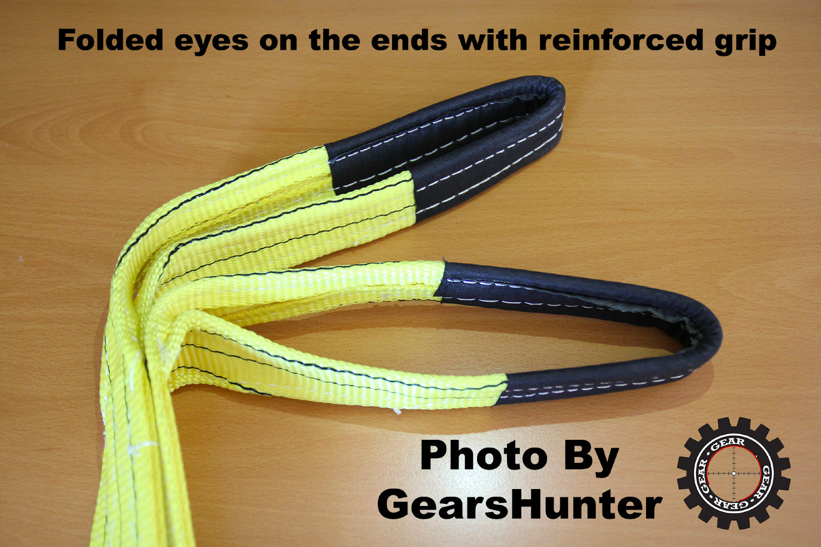 3" (Various Length) 2-Ply Nylon Web Sling Lift Tow Strap Heavy Duty 33000 LBS