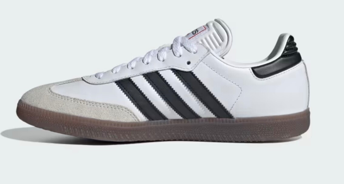 Women’s adidas Samba Indoor Soccer Shoes White Black Gum IH6001 Unisex