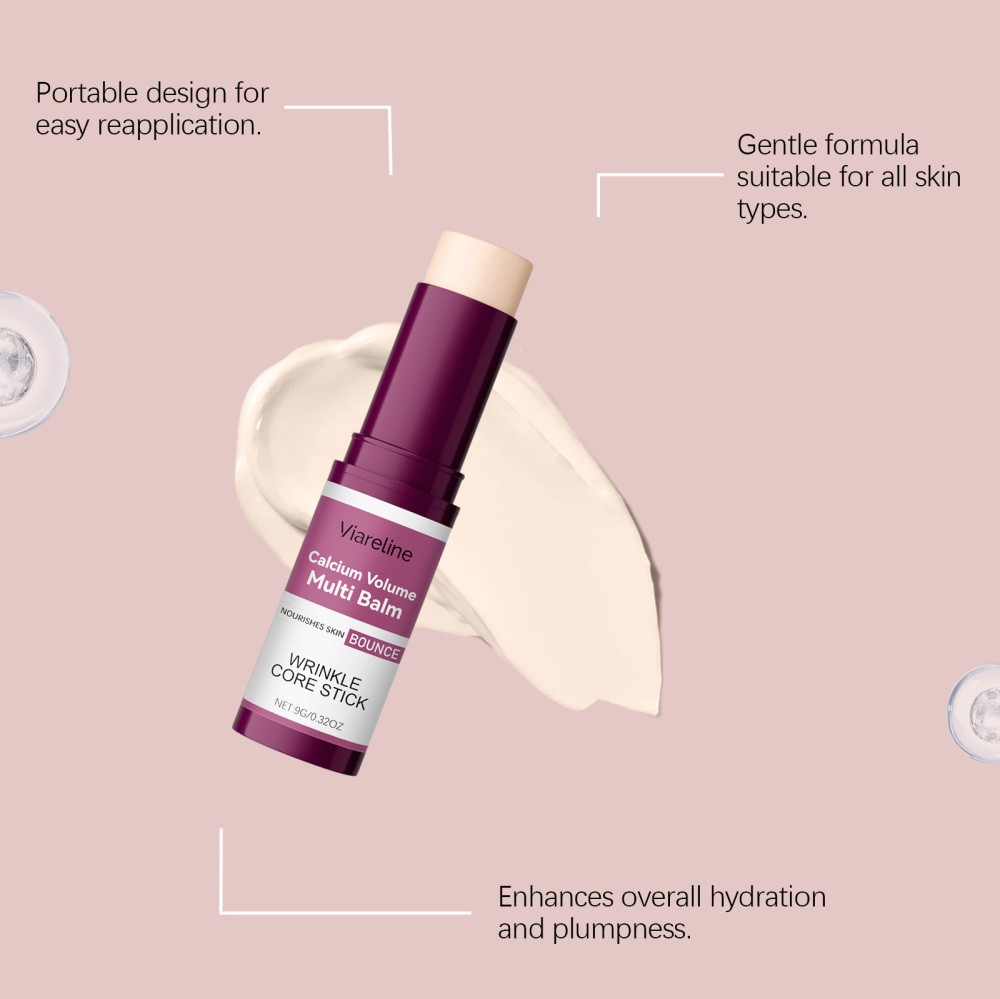 2Pack Calcium Volume Multi Balm, Wrinkle Core Stick, Anti-aging, Hydrating Firm