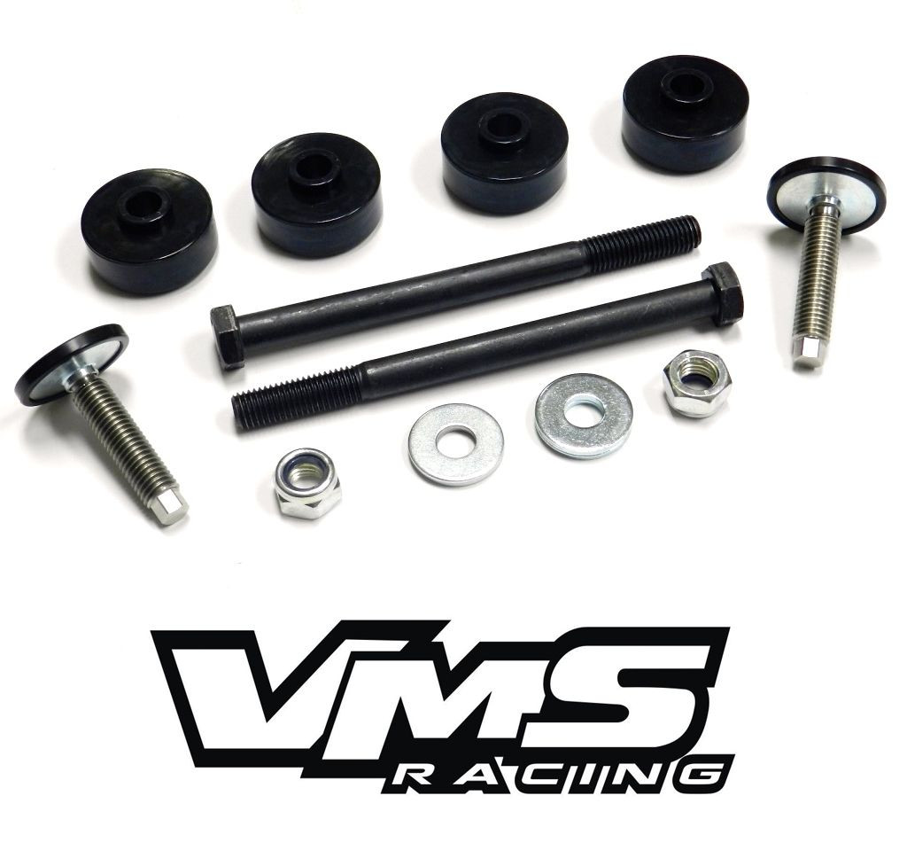 VMS 97-04 CHEVROLET CHEVY CORVETTE VETTE C5 FULL LOWERING KIT F/R BOLTS BUSHINGS