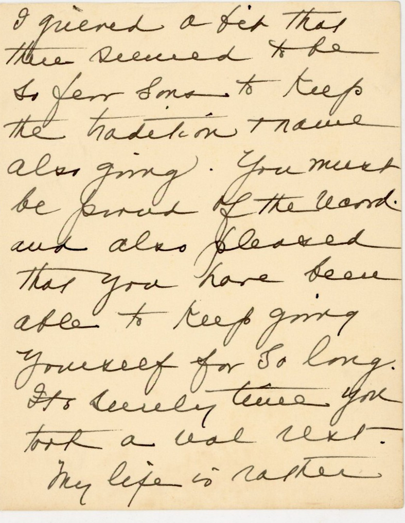 Antique Handwritten Letter 1920s – Mary T.S. Hays to Lucy, Heartfelt Reflections