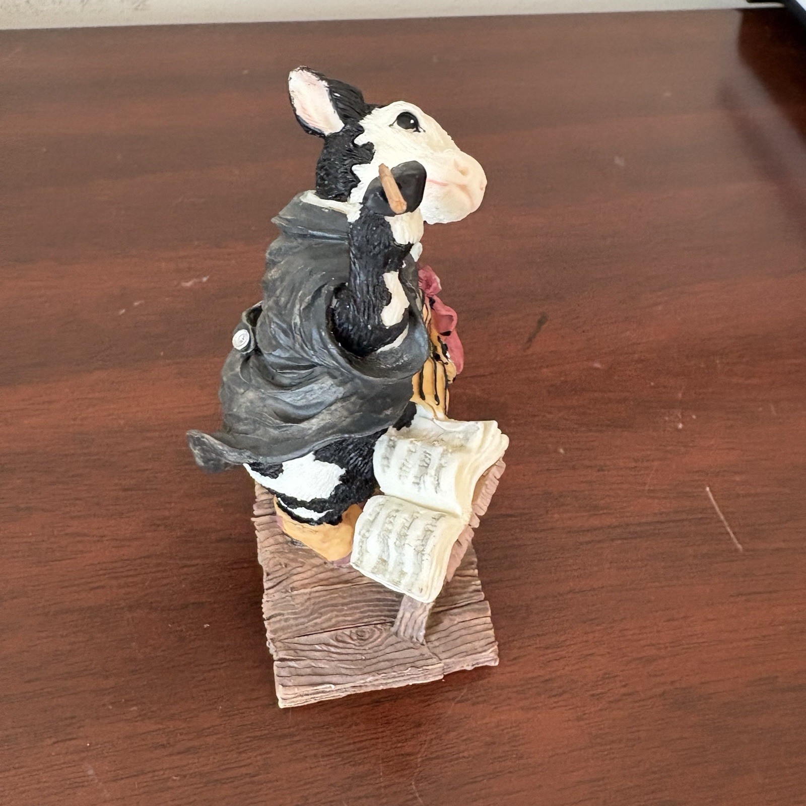 Ganz 1993 Tchaicowsky Cowtown Figurine Cow Music Conductor