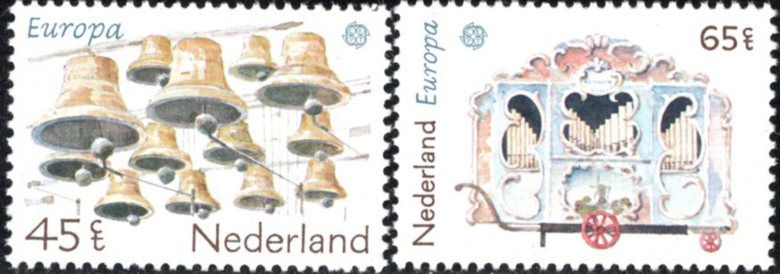 Netherlands #Mi1186-Mi1187 MNH 1981 Europa CEPT Folklore [613-614 YT1156-YT1157]