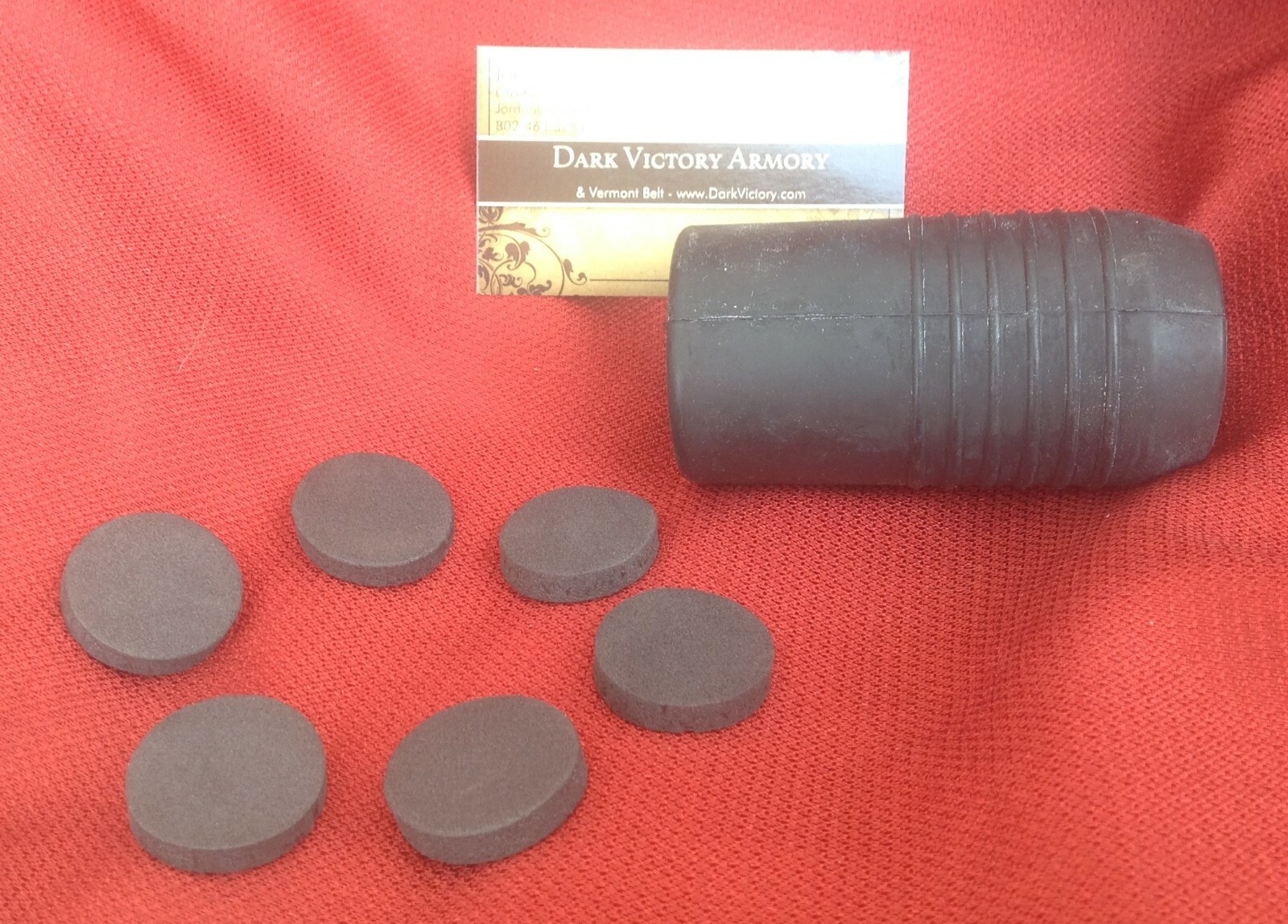 Rugged Rubber Thrusting Tip for SCA & WMA Armored Rattan - Medieval Knight