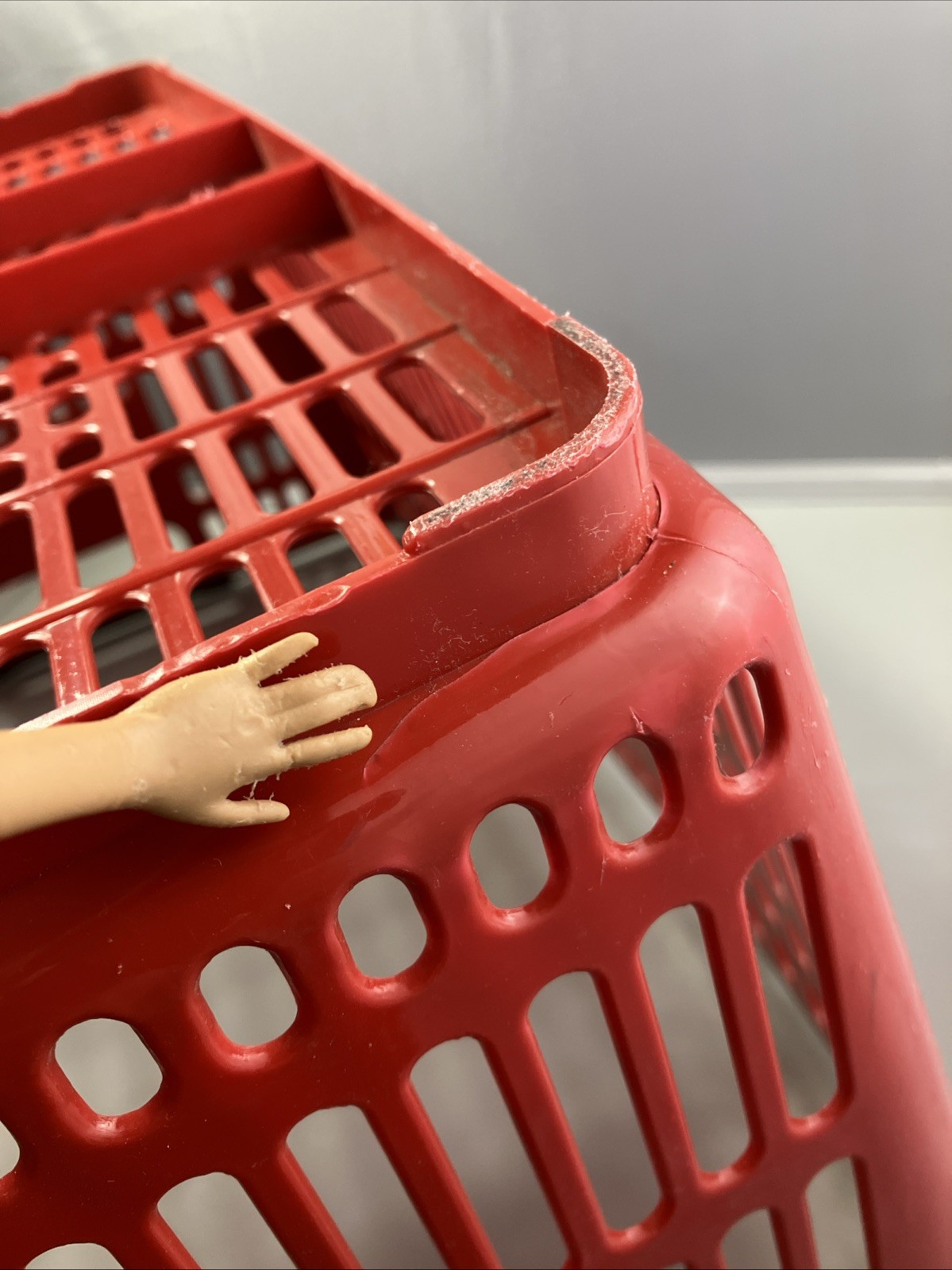 HEB Grocery Store Shopping Basket H-E-B Texas Authentic Full Size 14x20x10” Read