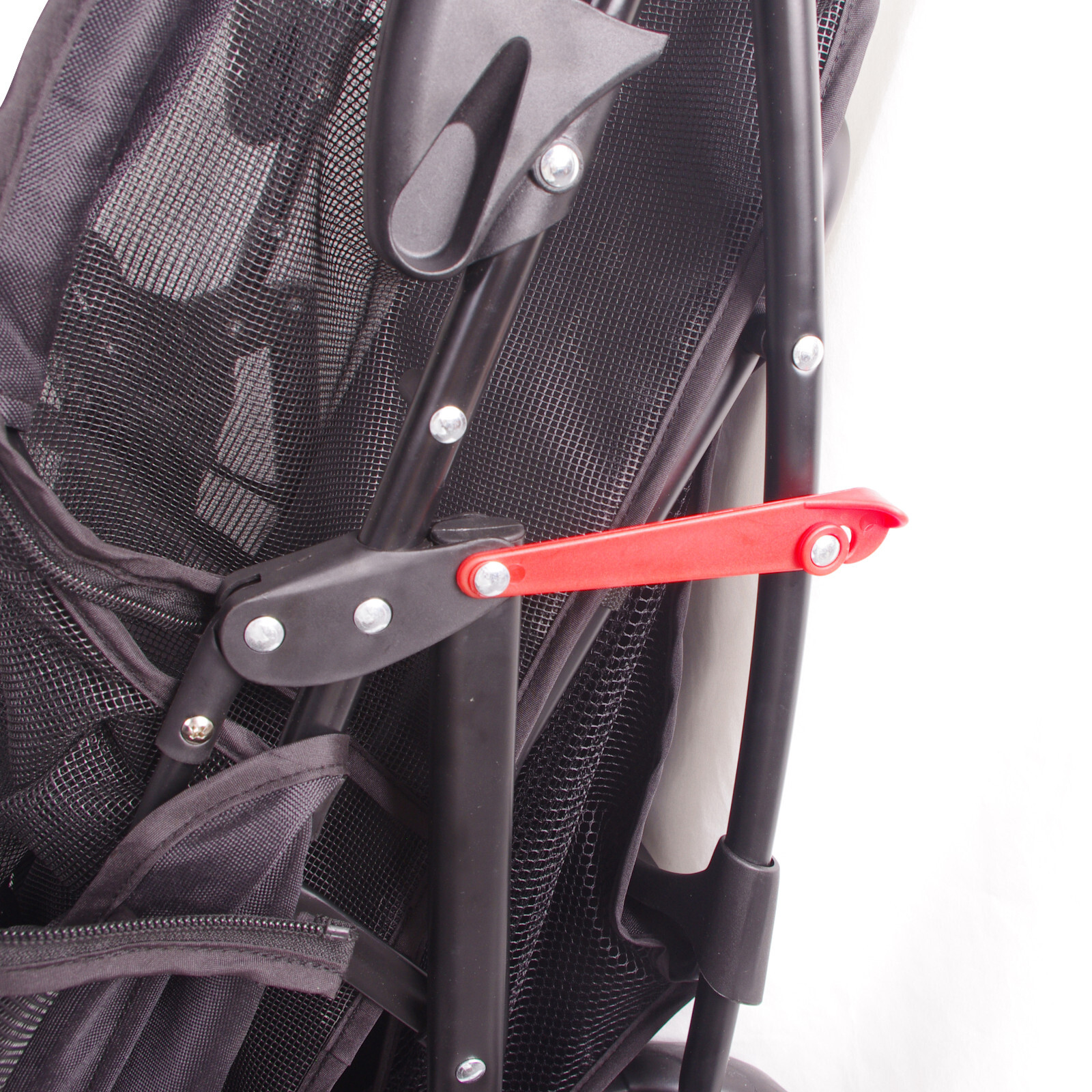 Full-Window Pet Stroller 4 Wheels for Cats & Dogs, with Storage Basket.