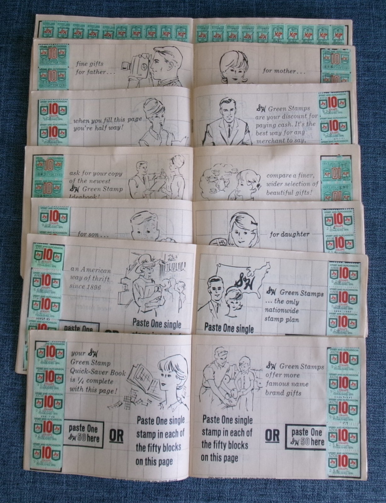 S&H Green Stamp Accumulation