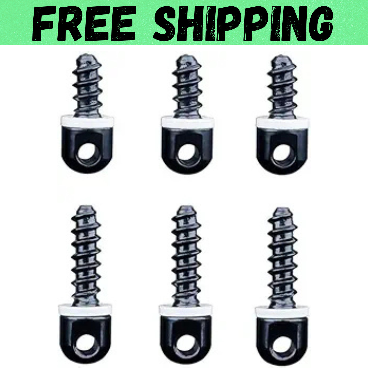 Sling Swivel Studs Wood Screwuds, Gun Sling Mounting Kit Studs Screws Set 6..