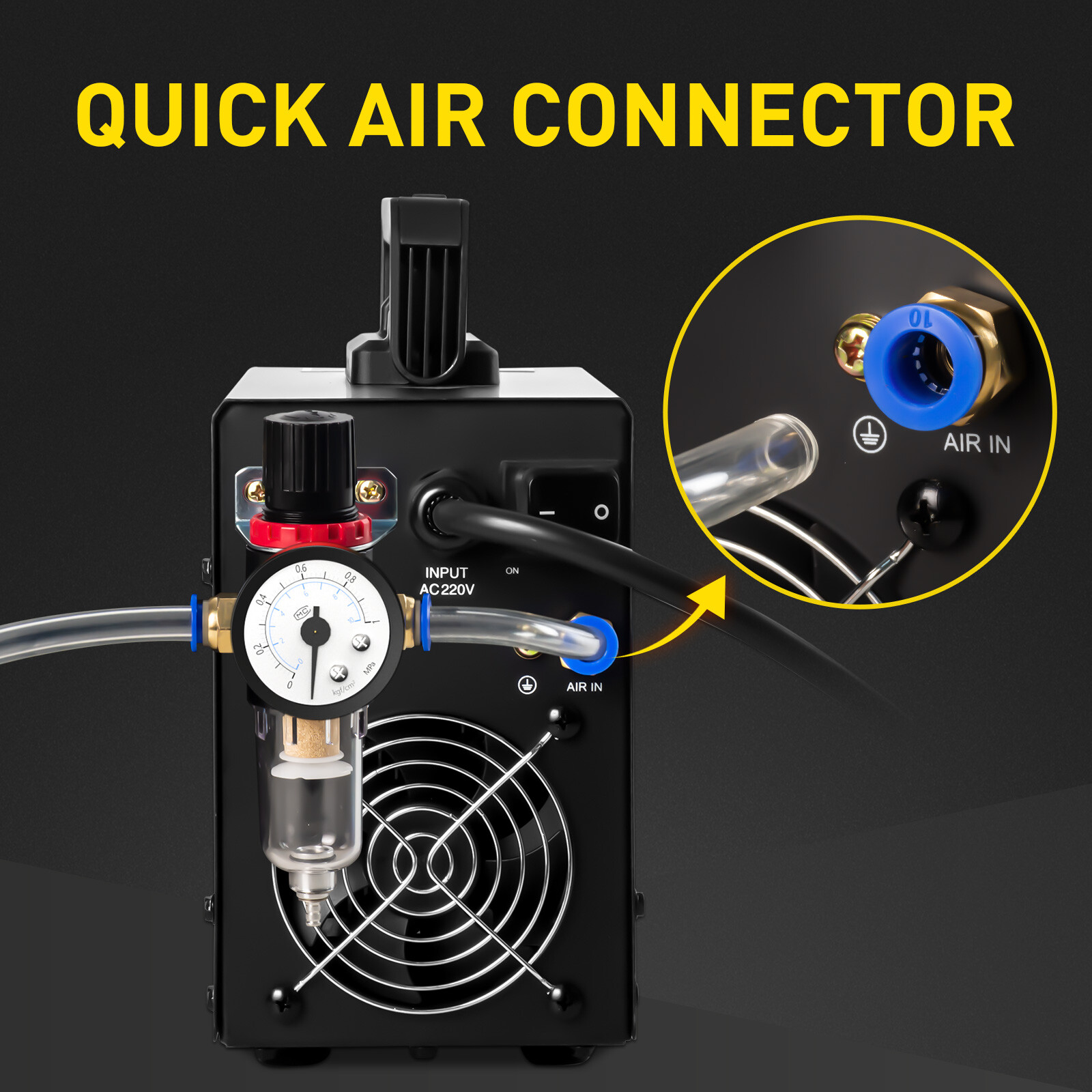 Powerful Air Plasma Cutter 110/220V IGBT Contact Touch Arc Cutting Machine 40Amp