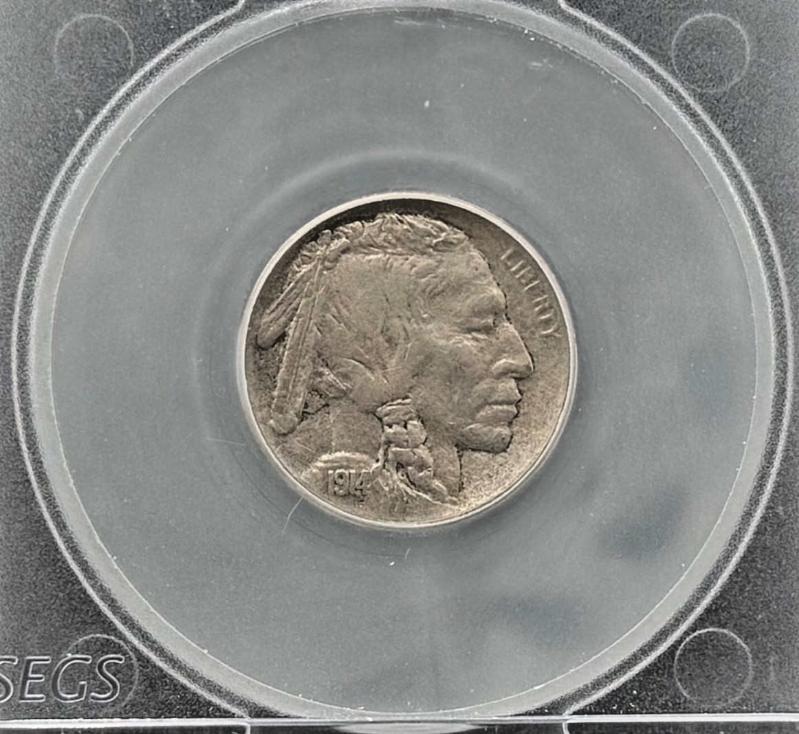 1914/3 S Buffalo Nickel Extra Fine, FS-014.89/MDS, Low Mintage, Key Date Coin