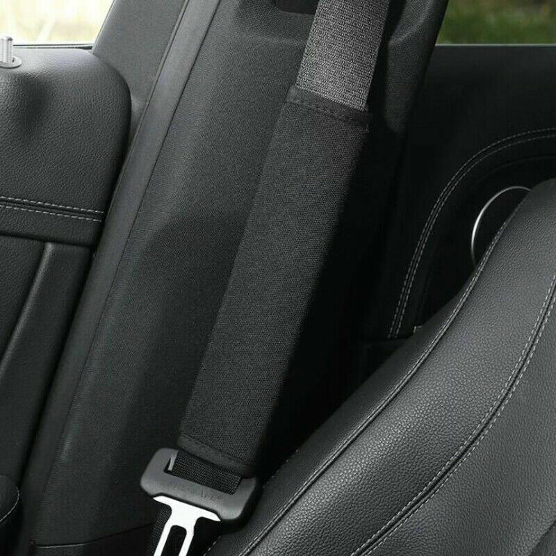 4 Pcs Universal Soft Seat Belt Set Cover Shoulder Pad Strap Protector Car Truck