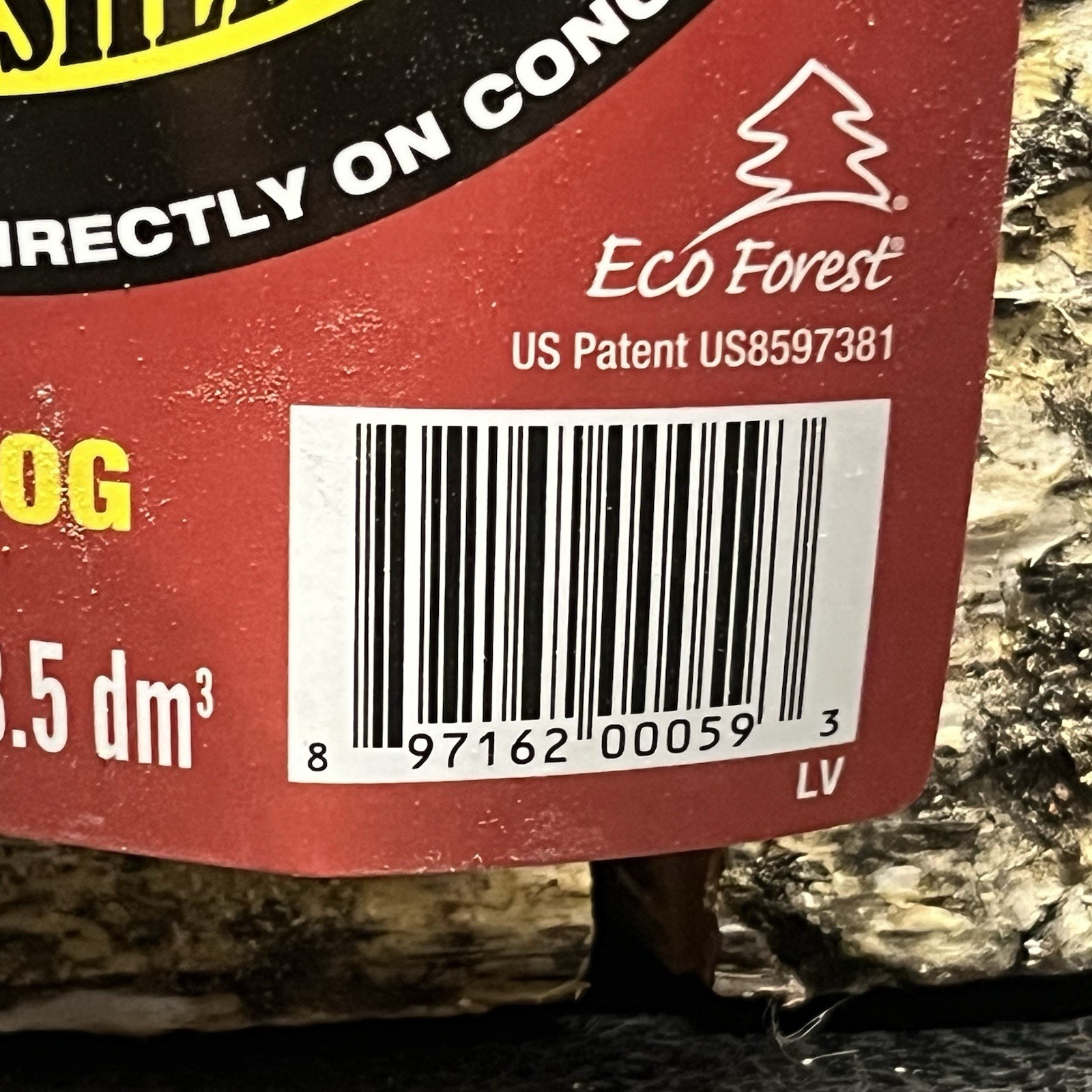 NEW!!! Light 'N Go Portable Bonfire Birch Wood Log - Natural Indoor Outdoor