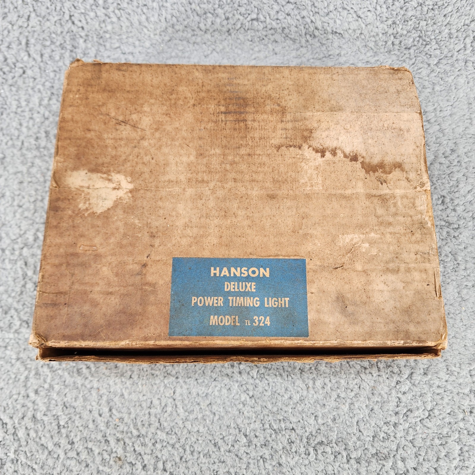 Hanson Deluxe Power Timing Light 324 - UNTESTED - Vintage MCM Mechanic Art Deco