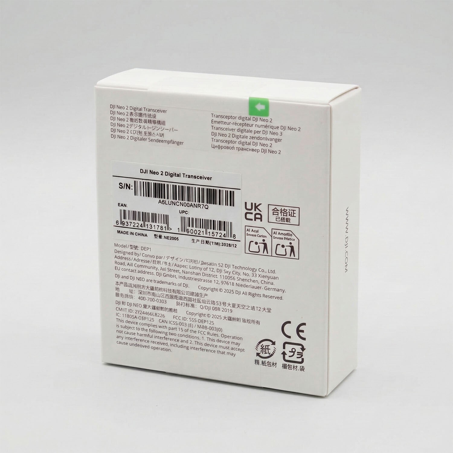 Sealed DJI Neo 2 Digital Transmission Module FPV Transceiver Genuine Part