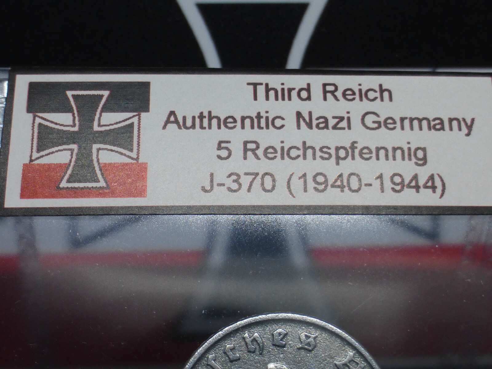 Nazi Germany WW2 Coin - 5 Reichspfennig Genuine Old Third Reich Rare Zinc Issue