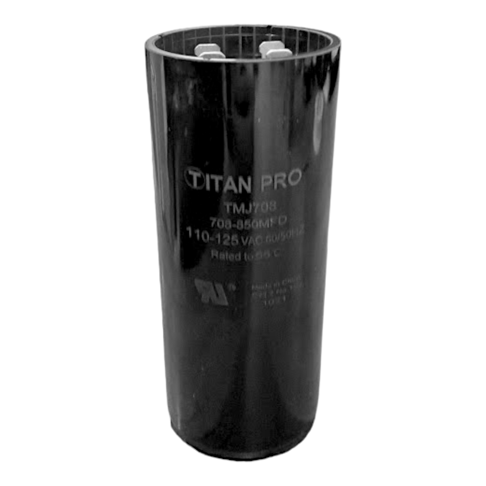 Titan Pro TMJ708 Motor Start Capacitor 708-850 MFD UF / 110-125 VAC