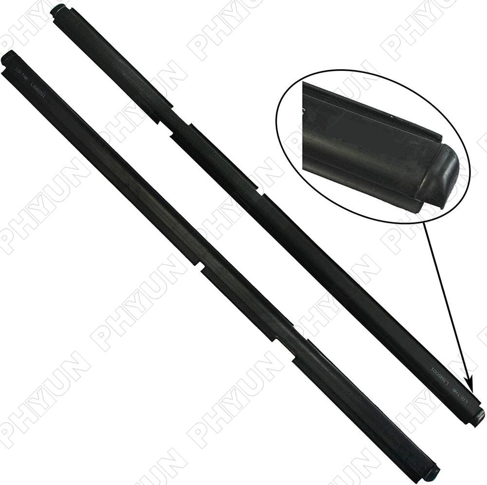 4 x Front&Rear Outer Window Seal Weatherstrip Trim For Jeep Grand Cherokee 99-04