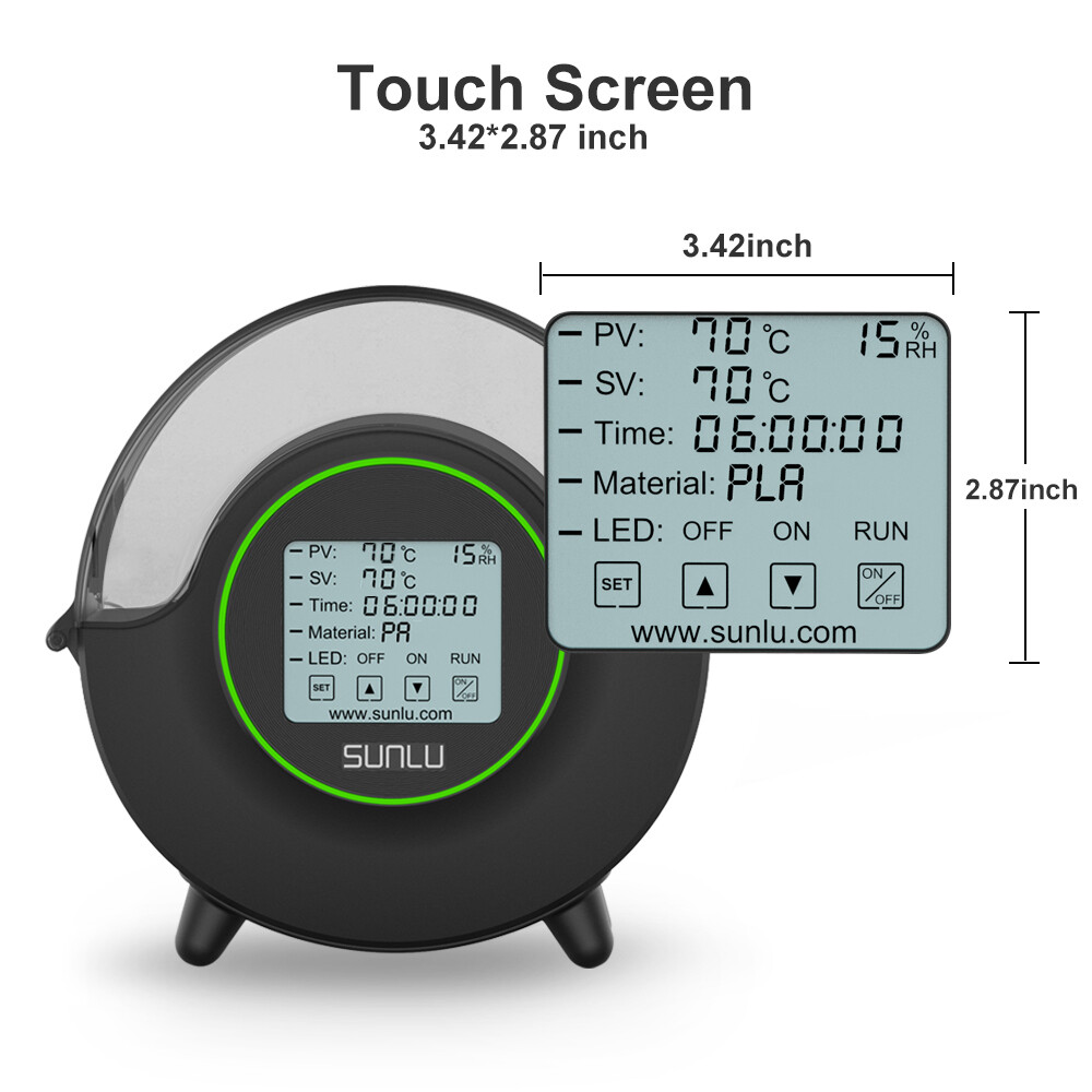 Sunlu S1/Upgraded S2 FilaDryer 3D Printer Filament Dryer 1.75mm Storage Box