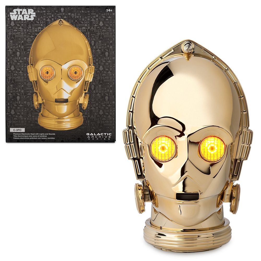 Disney D23 Star Wars Galaxy's Edge Galactic Archive C-3PO Light Sounds Helmet