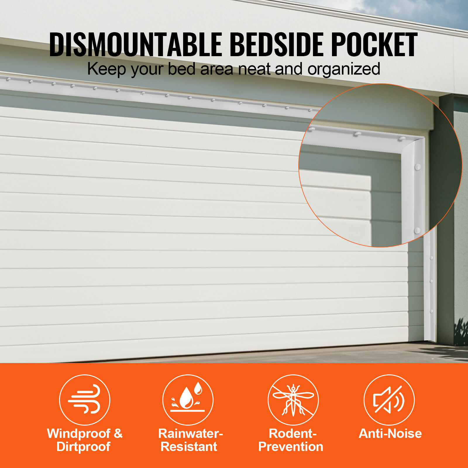 Garage Door Top and Sides Seal Strip 34 FT Universal Weather Stripping