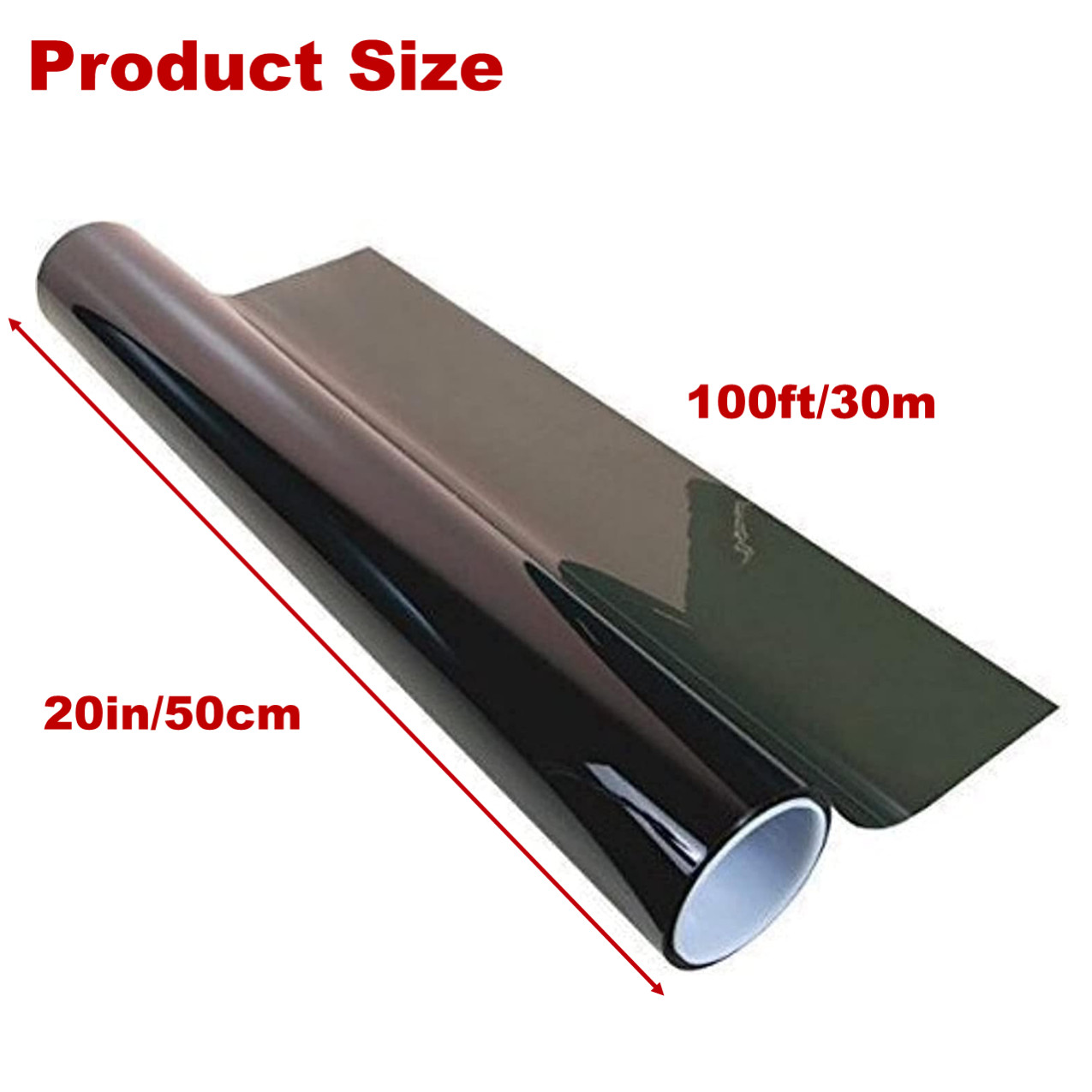 2Ply 20"x100' 40"x100ft Window Tint Film Roll w/ Shades 5%,15%,20%,35%
