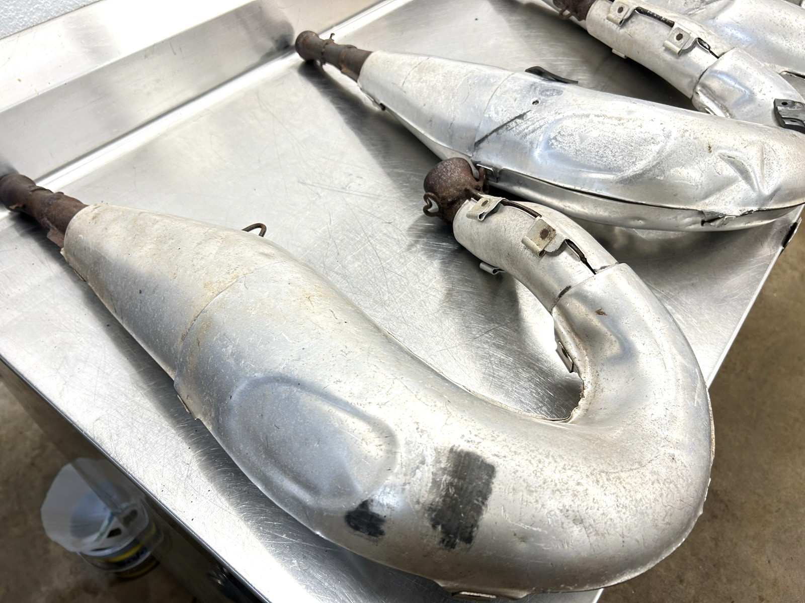 1997 Ski Doo Mach 1 700 TRIPLE EXHAUST TUNED PIPE EXPANSION PTO C MAG PIPES