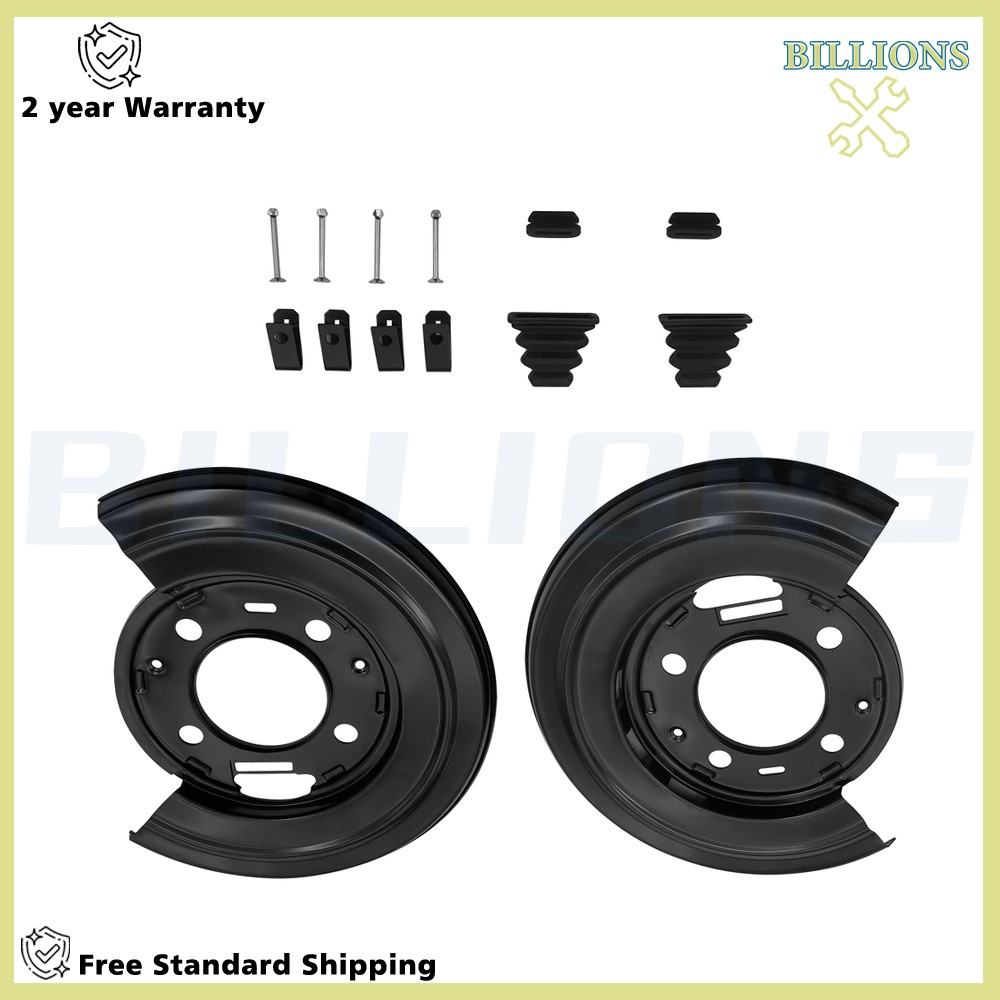 2Pcs Rear Brake Dust Shield 947-036 For 1999-2015 Ford F-250 F-550 Super Duty