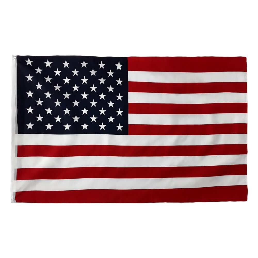 USA Flag & Flag Pole Kit American Flag Kit US Flag and Pole Kit 6ft Pole 3x5ft