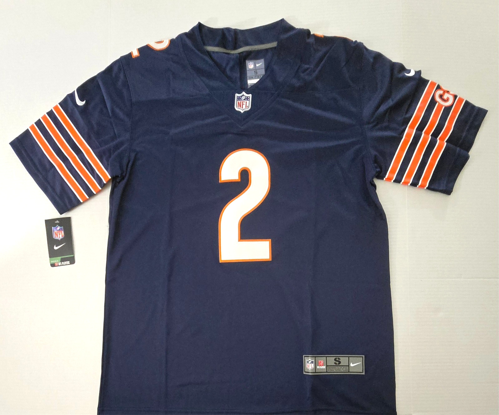 DJ Moore #2  Navy Bears Stitched Men's Jerseys