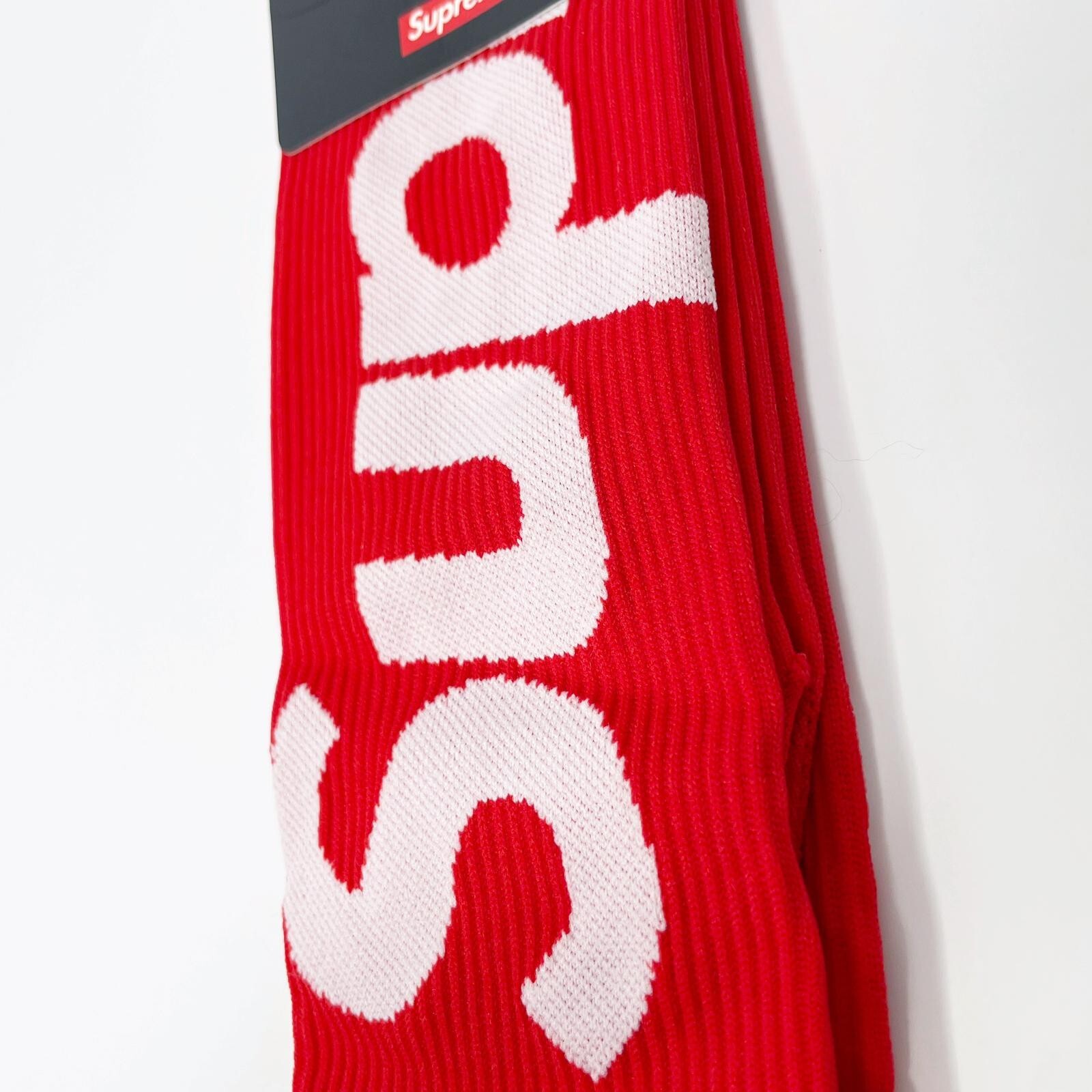Brand New Original Supreme Mens Nike Lightweight Crew Socks - Red - FREE SHIP